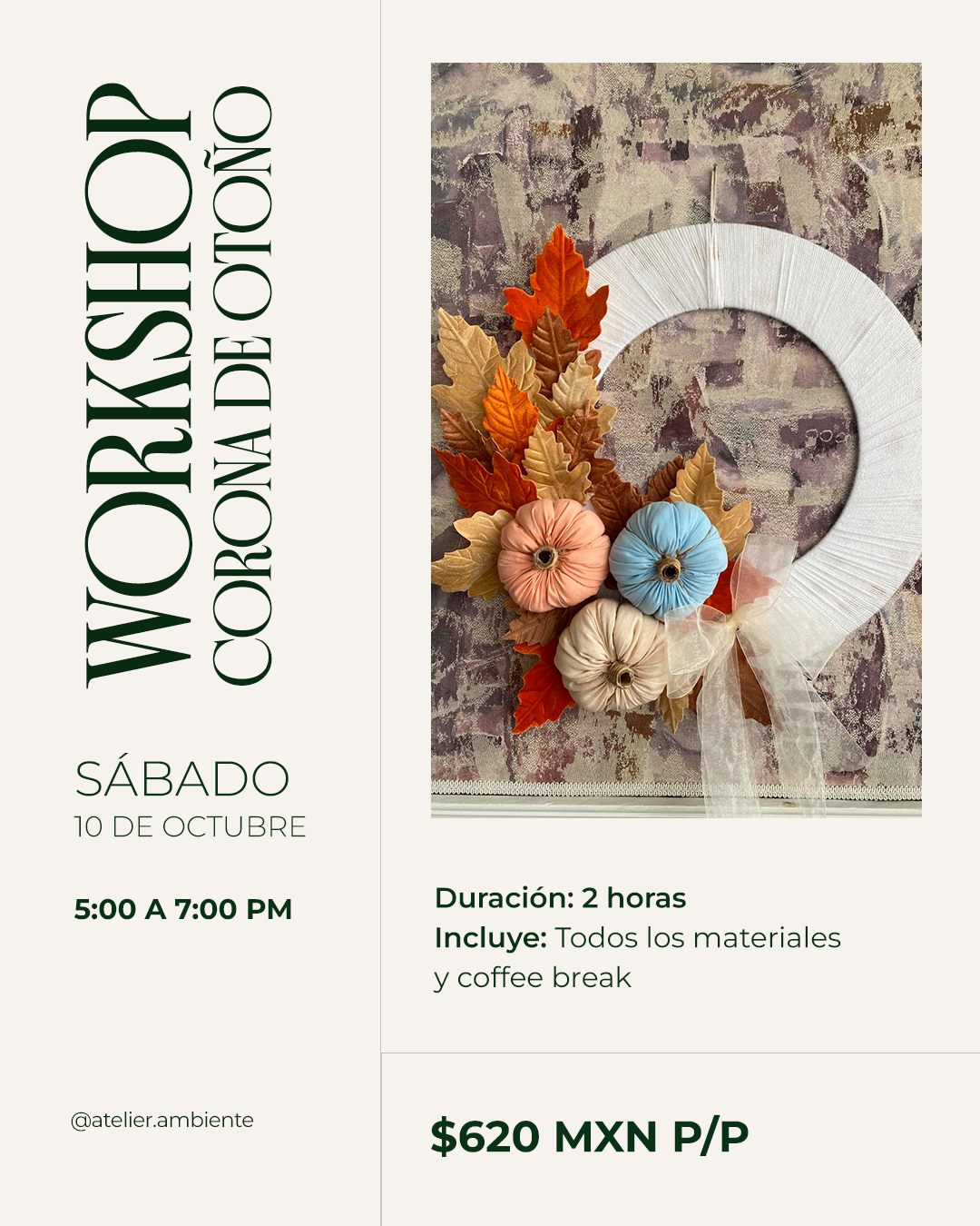 CORONA DE OTOÑO
