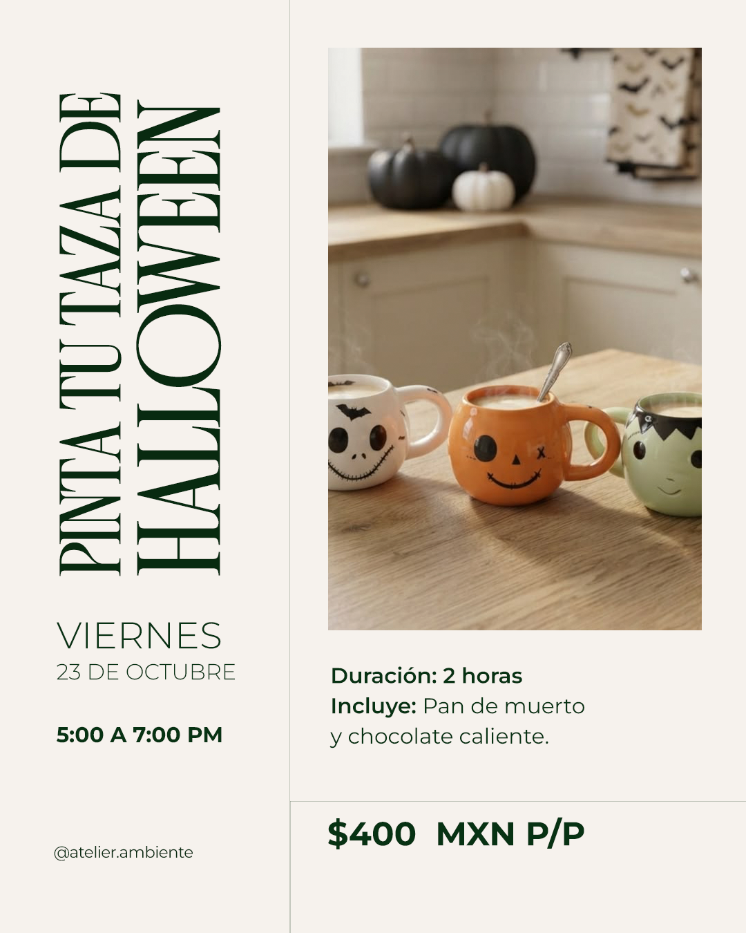 PINTA TU TAZA DE HALLOWEEN